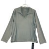 Jack Smith Women’s Long Sleeve Golf Polo Shirt 2XL | Gray V-Neck Sport Top
