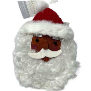 Santa Claus Felt Ornament – Wondershop at Target | Curly Beard Holiday Decoration