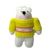 Plush Polar Bear Christmas Ornament with Yellow Knit Sweater | Wondershop at Target