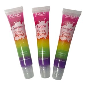 Itzy LALA Sugar Color Burst Lip Gloss 3-Pack | Vitamin E Hydrating Gloss | New & Sealed