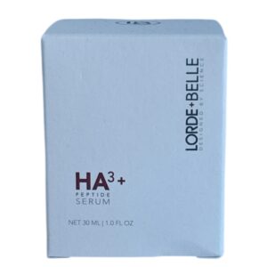 Lorde + Belle HA3+ Peptide Serum – Hyaluronic Acid Hydration – 30 ml / 1 oz – New in Box