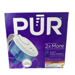 PUR 11-Cup Water Filter Pitcher System | Classic Blue | New Open Box