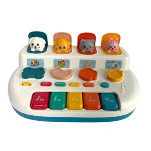 Minda Shintani Kids Musical Piano Toy – Animal Keyboard, Songs & Learning Modes (3+)