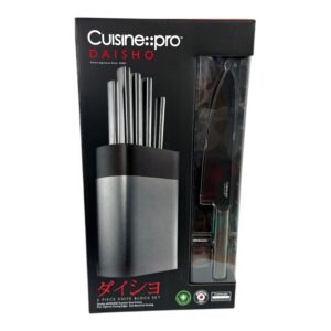 Cuisine::pro Daisho 6-Piece Knife Block Set | Japanese Stainless Steel | New in Box