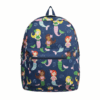 Mermaid Print Kids Backpack | Navy Blue School Bookbag