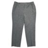Kasper Women’s Petite Fly Front Slim Dress Pants Gray/Black 16P