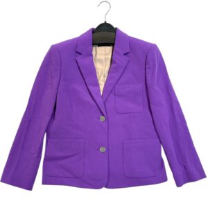 Theory Shrunken Patch Pocket Blazer | Bright Peony Purple | Women’s Size 2