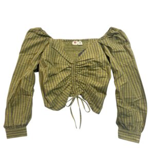 Levi’s The Statement Blouse Slim Cropped Fit Plaid Top | Women’s 2X