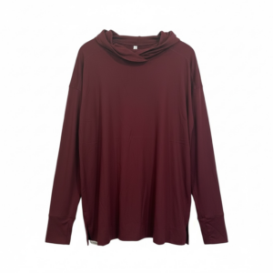 Holloway Women’s Ventura Soft Knit Hoodie Maroon XL Eco Revive Thumb Hole