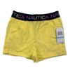 Nautica Girls Terry Pull-On Shorts | Yellow LogoWaistband | Size 5