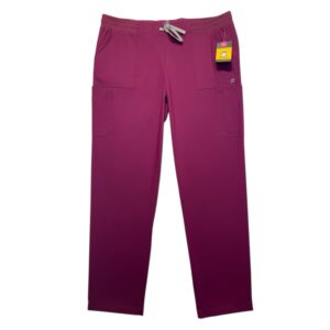 WonderWink PRO Slim Leg Cargo Nurse Scrub Pants Wine 2XL Women’s