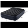 Intex Queen Air Mattress with Built-In Pump Dura-Beam Plus 16.5" Height Tested Working