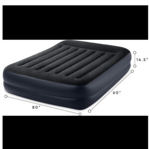 Intex Queen Air Mattress with Built-In Pump Dura-Beam Plus 16.5" Height Tested Working