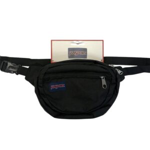 JanSport Fifth Avenue Waist Pack Black | Classic Belt Bag Fanny Pack