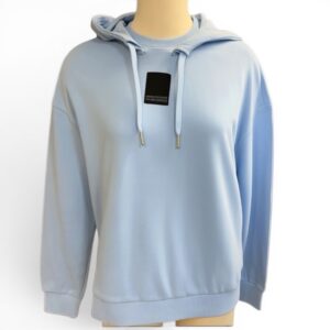 Armani Exchange Milano Edition Hooded Sweatshirt Blue River Women’s Medium