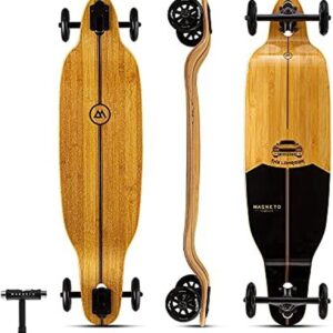 Magneto bamboo longboard