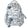 ETAISHOW Kawaii Cat Print Backpack – Light Blue School and Travel Bag