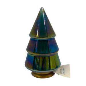 Iridescent Glass Oil Slick Tree Decor