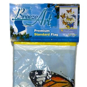 Breeze Art Butterfly Flag | 28” x 40” Premium Outdoor Garden Flag