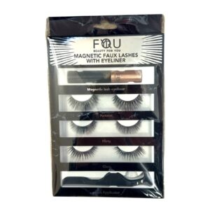 BFY Magnetic Faux Lashes With Eyeliner Set